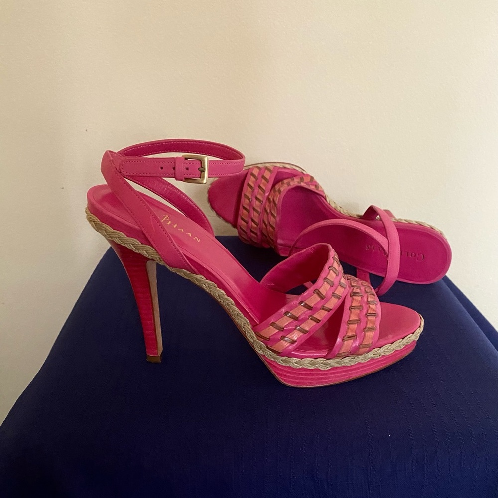 Cole Haan Air Fuchsia PINK platform Heels